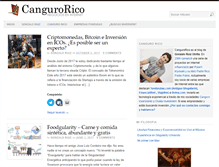 Tablet Screenshot of cangurorico.com